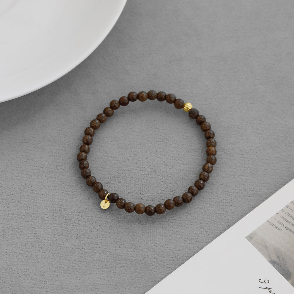 Irregular Round Bead Bracelet — bracelet, view 3