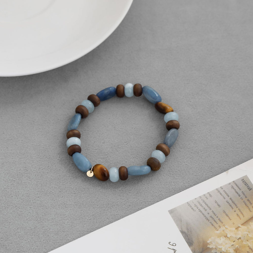 Irregular Round Bead Bracelet — bracelet, view 5