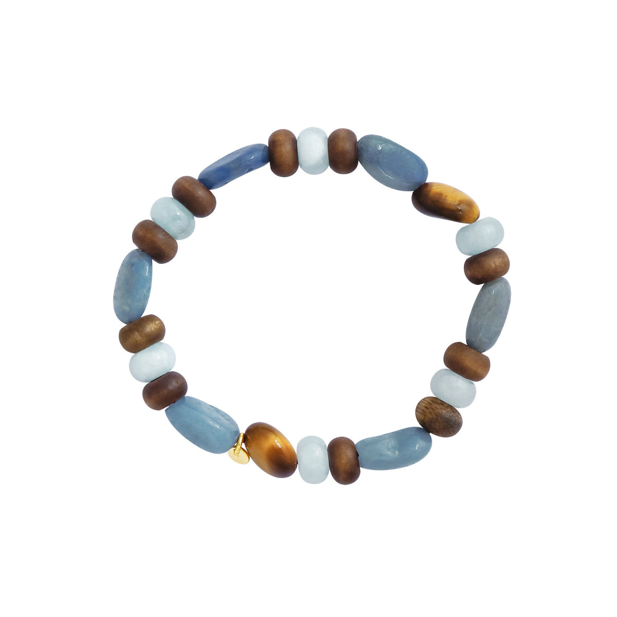 Irregular Round Bead Bracelet — bracelet, view 7