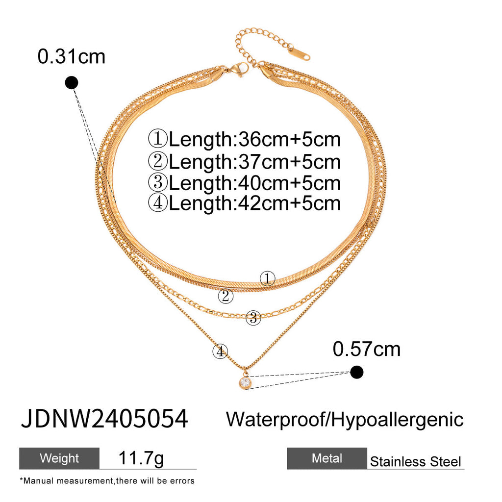 Star And Heart Charm Necklace — necklace, view 11