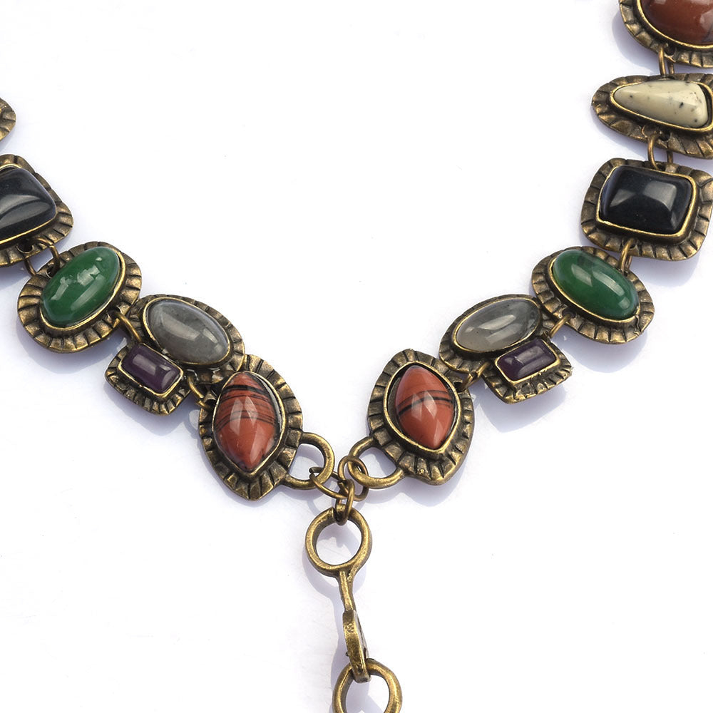 Colourful Pendant Statement Necklace — colorful necklace, view 5