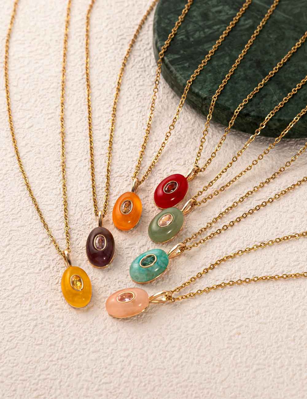 Waterdrop Pendant Chain Necklace — necklace